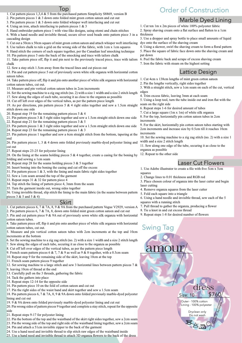 Manufacturing Specifications