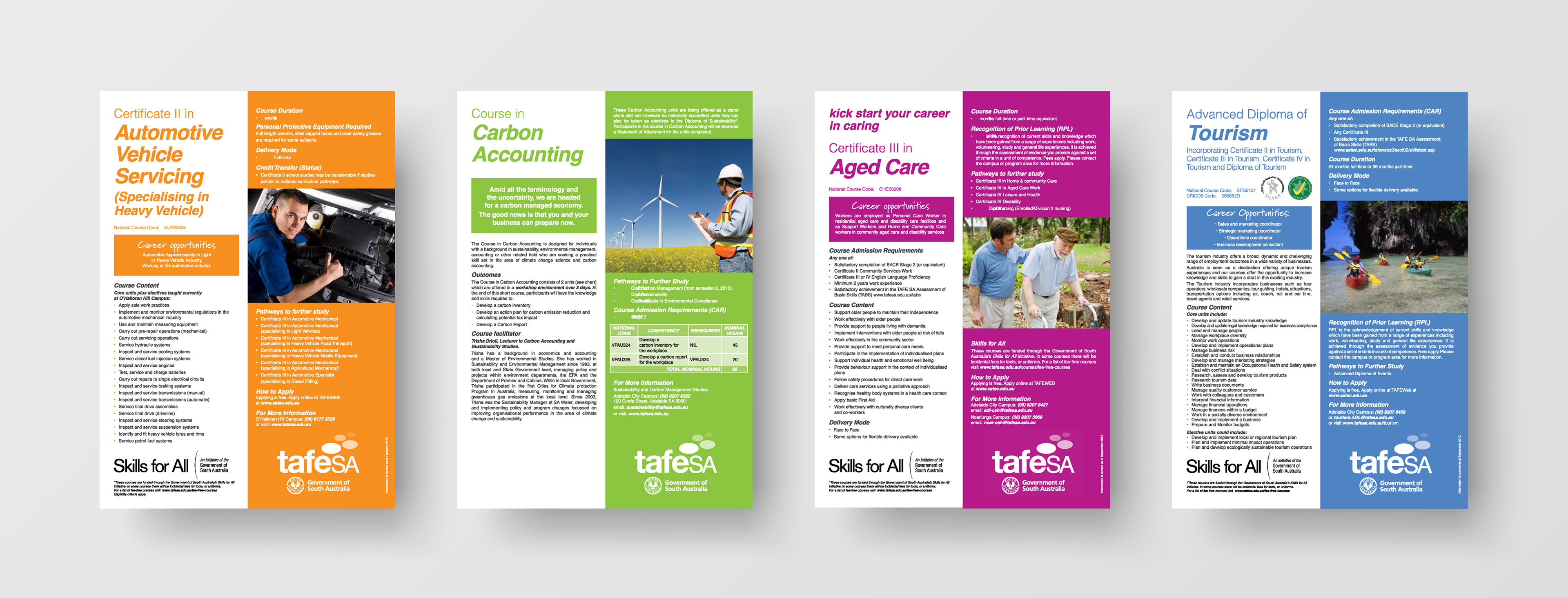 Course Information hand-outs