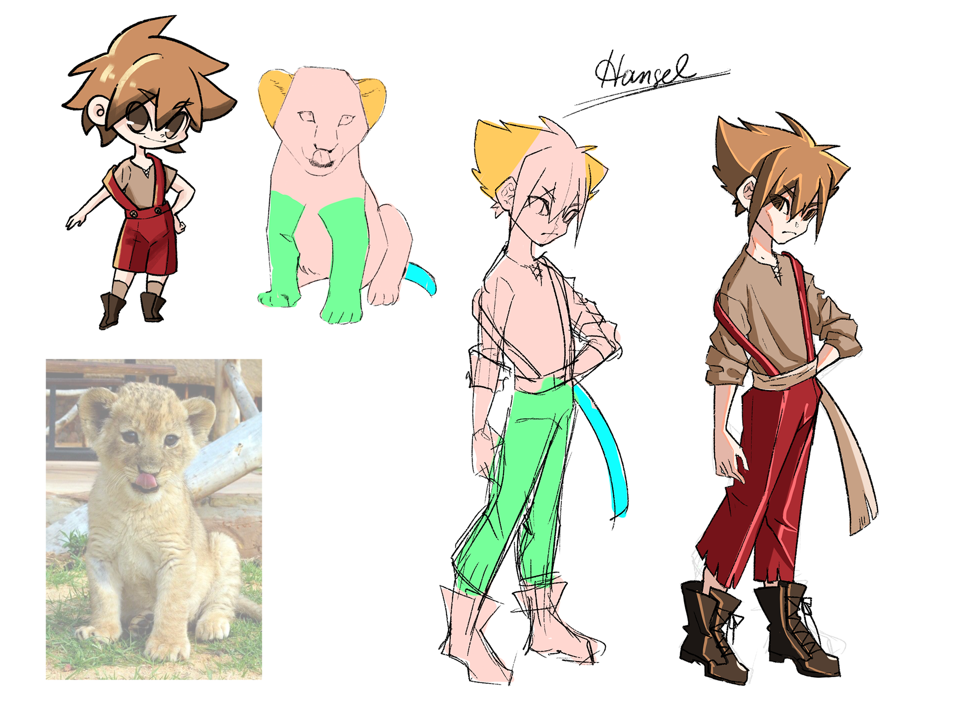 Initial Character Design - Hansel