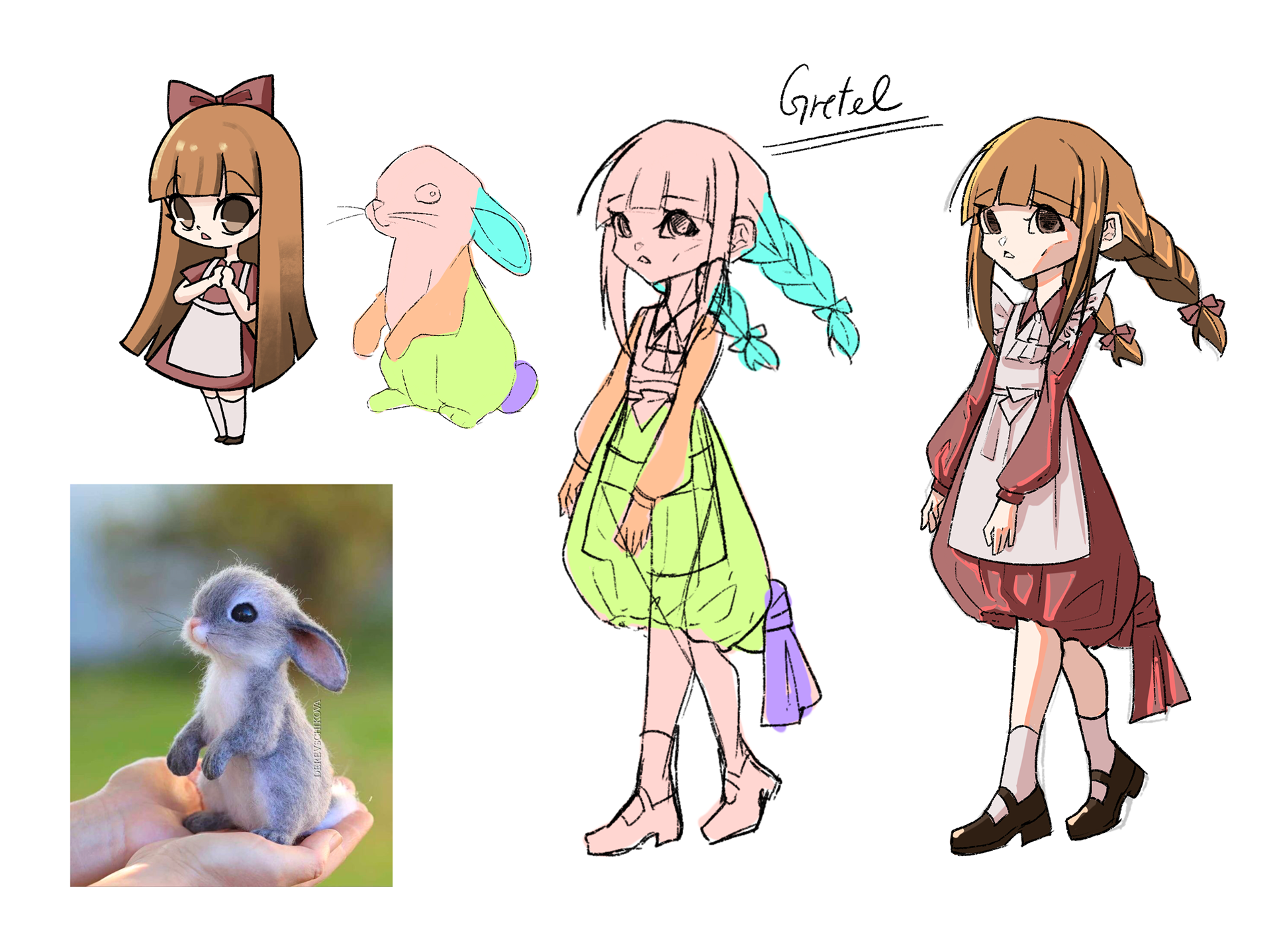 Initial Character Design - Gretel