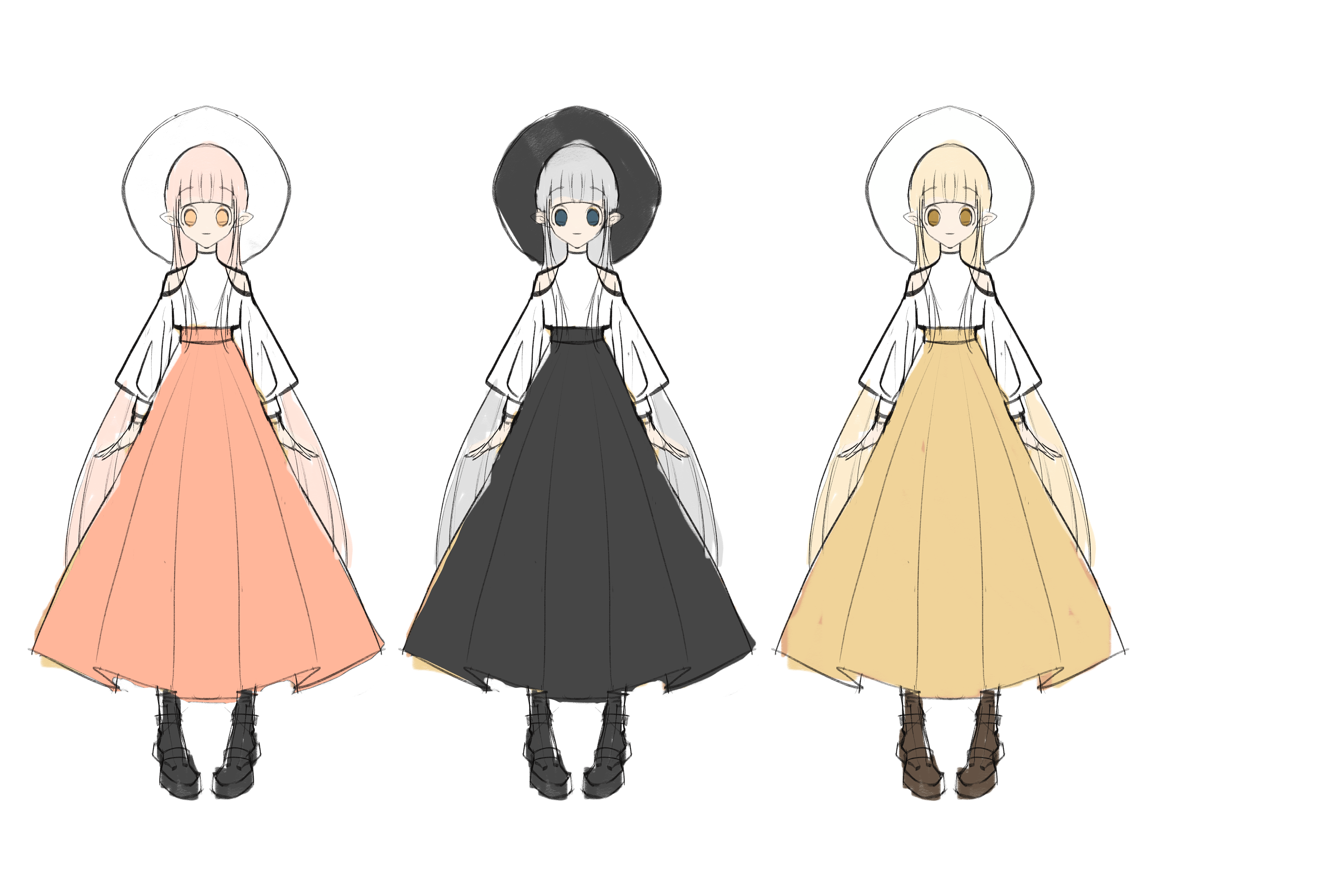 Character Colour Experimentation