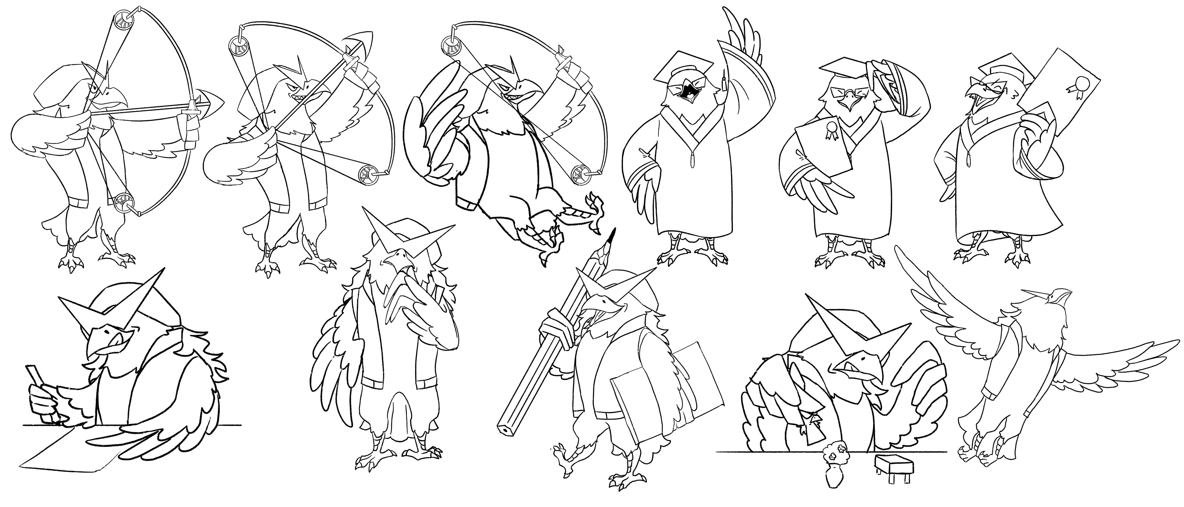 Character - Vincent Pose Sheet