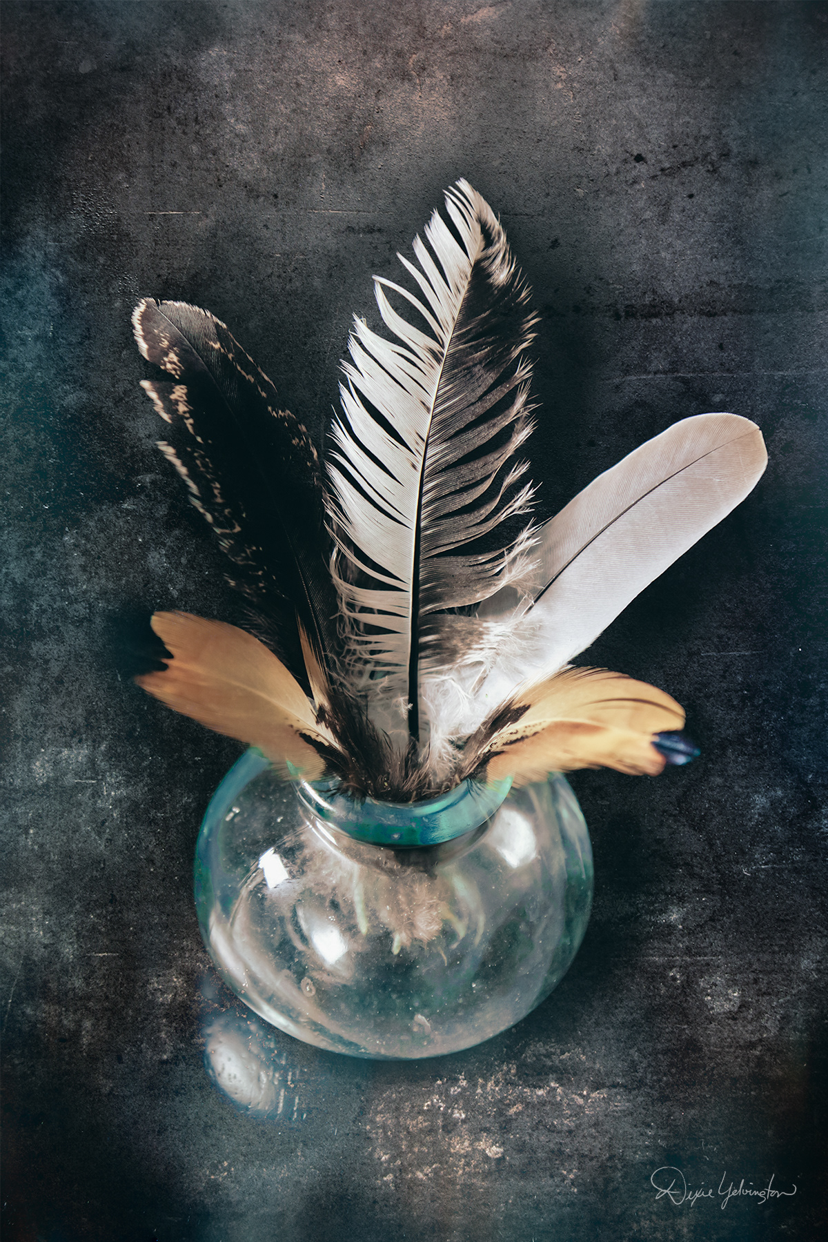 Dark Feather Bouquet