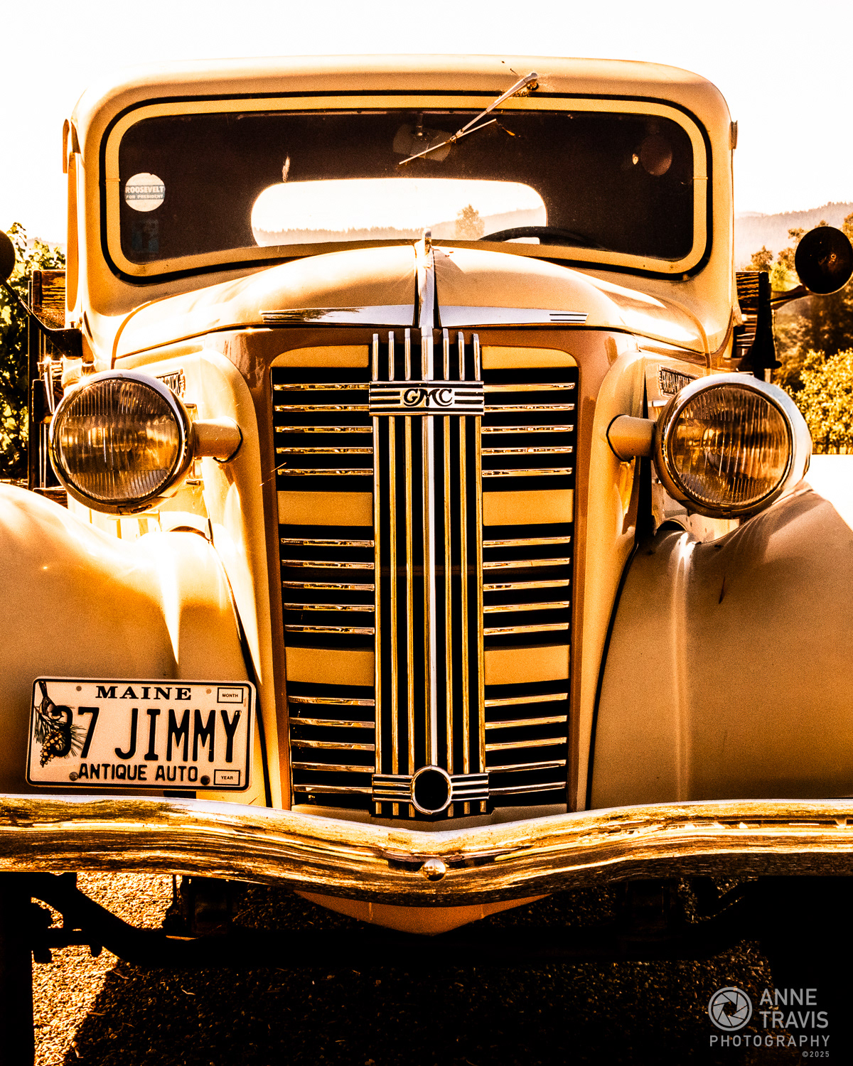 Vintage truck at Merriam Vineyards in Healdsburg, CA