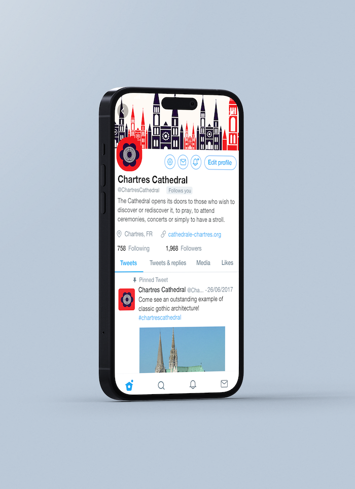 Mobile Twitter layout