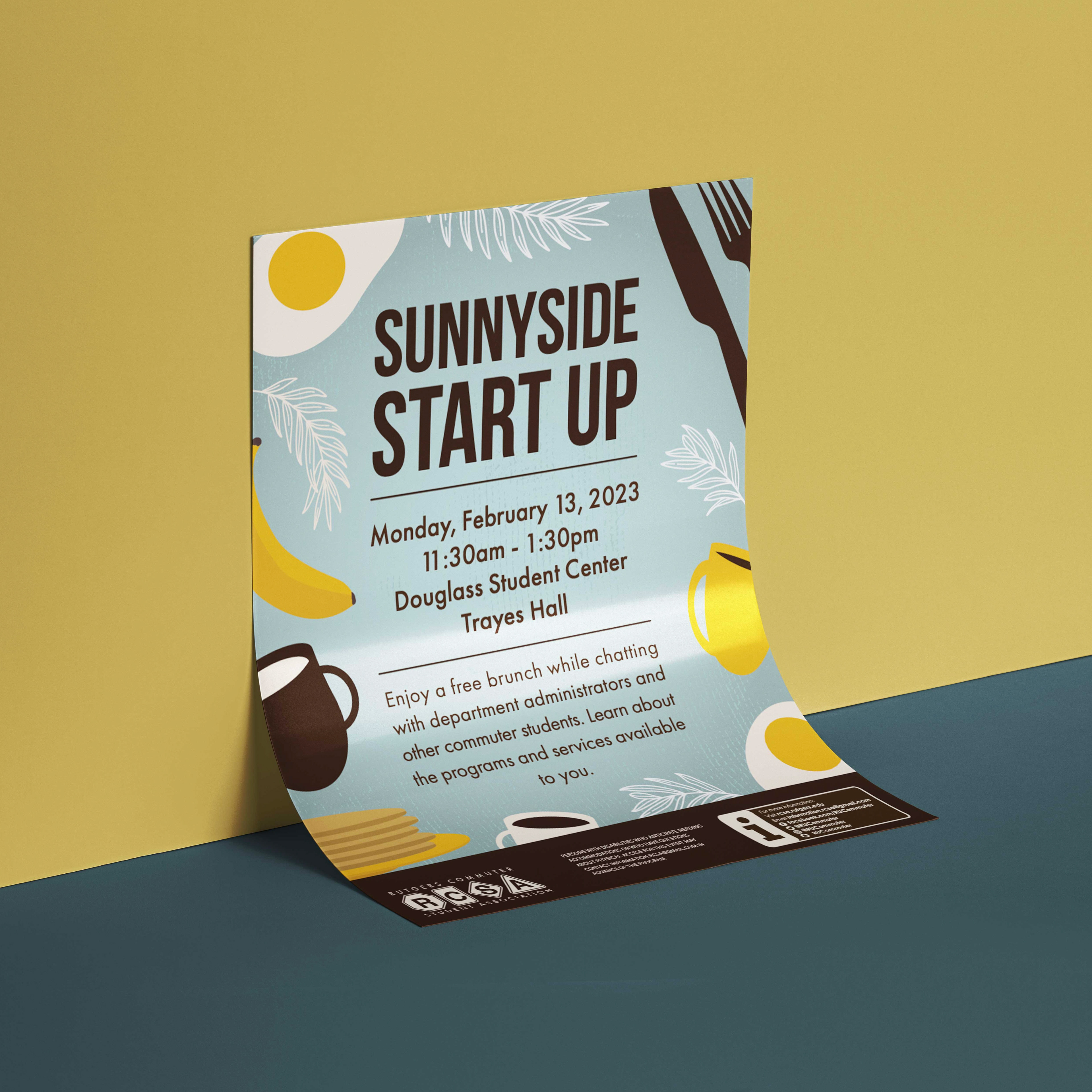 February Flyer Mockup