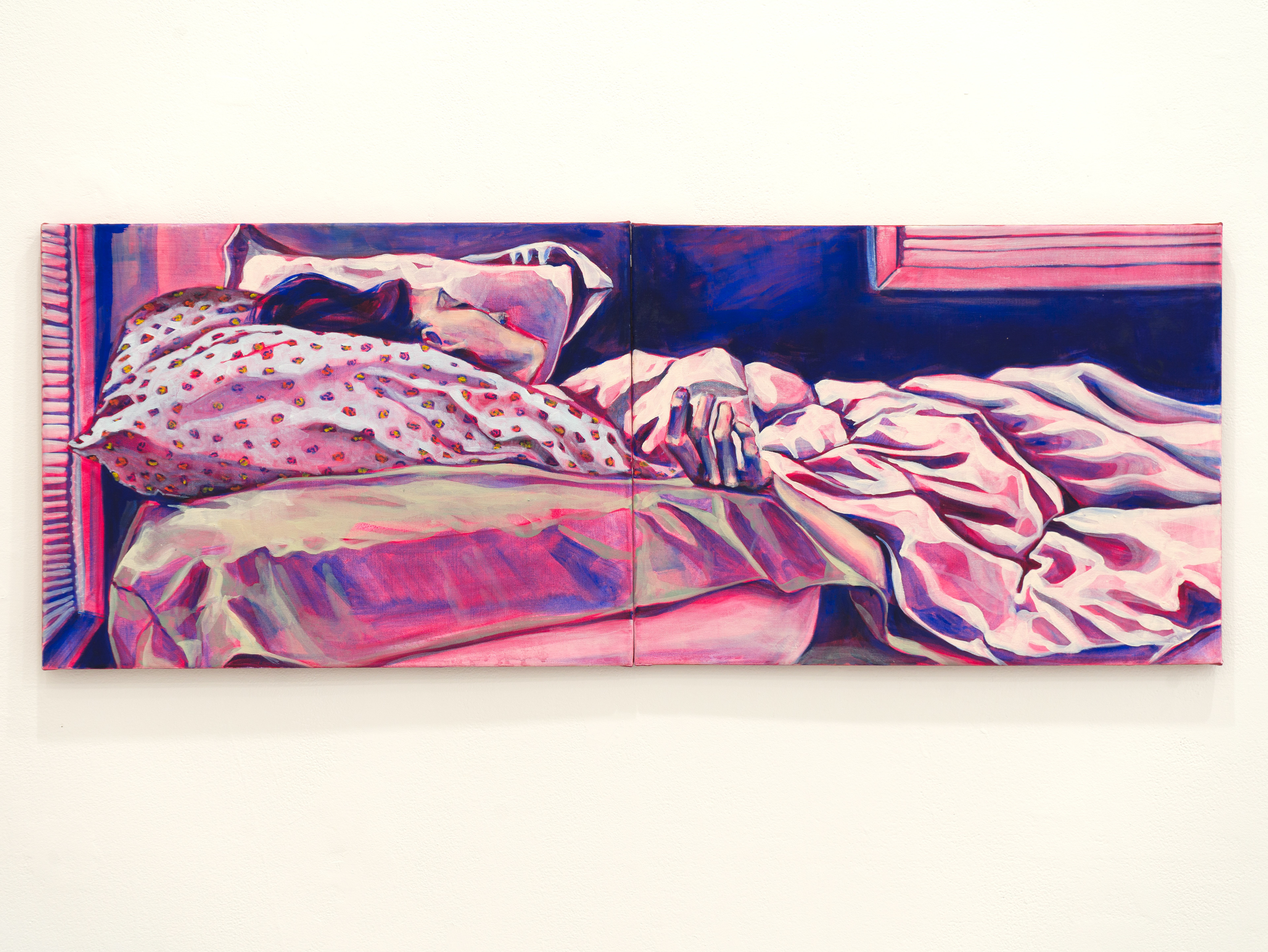 Untitled Sleeper (Blue and Red), March 2023. 