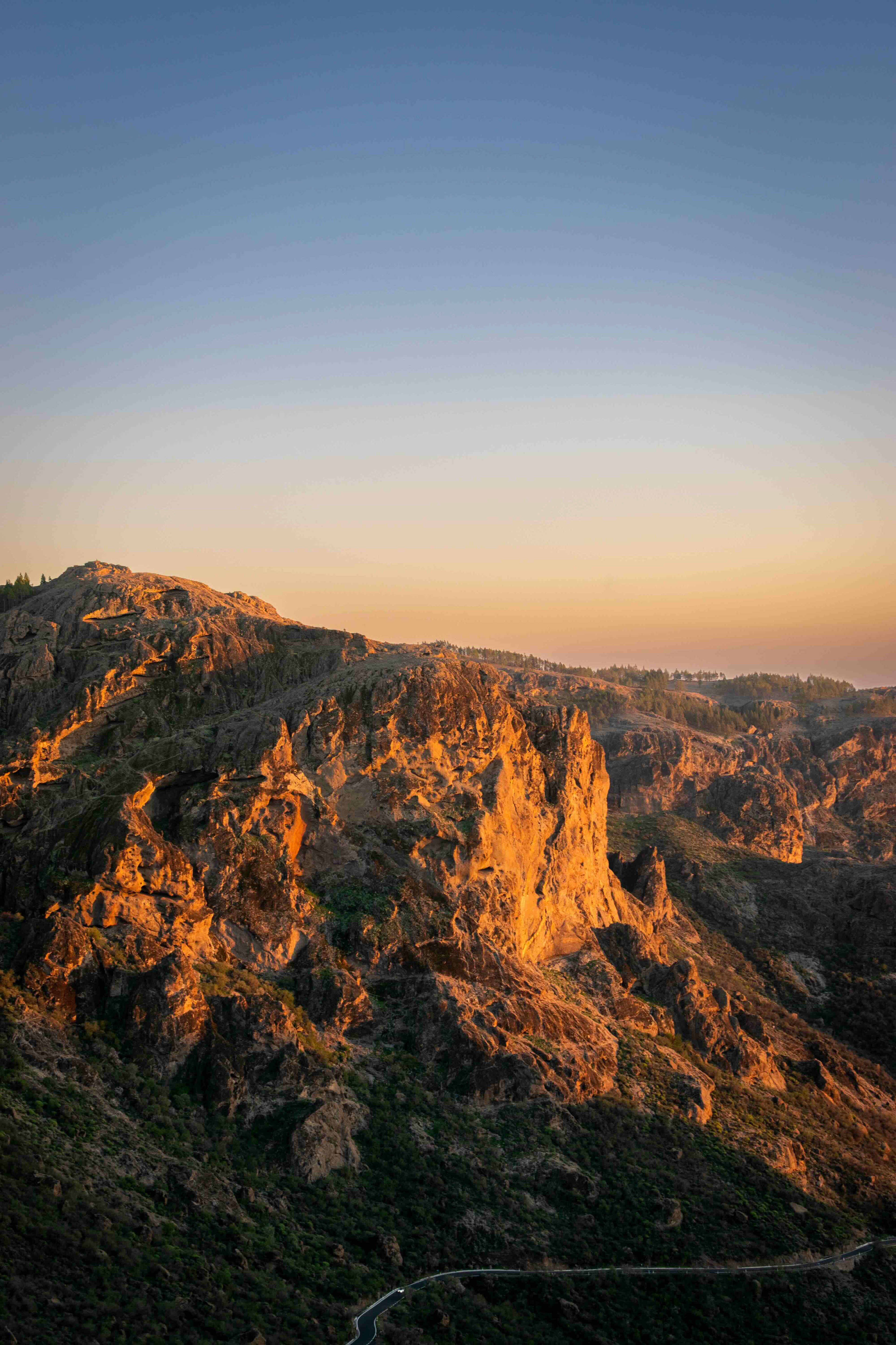 Sunet at Pico de las Nieves
