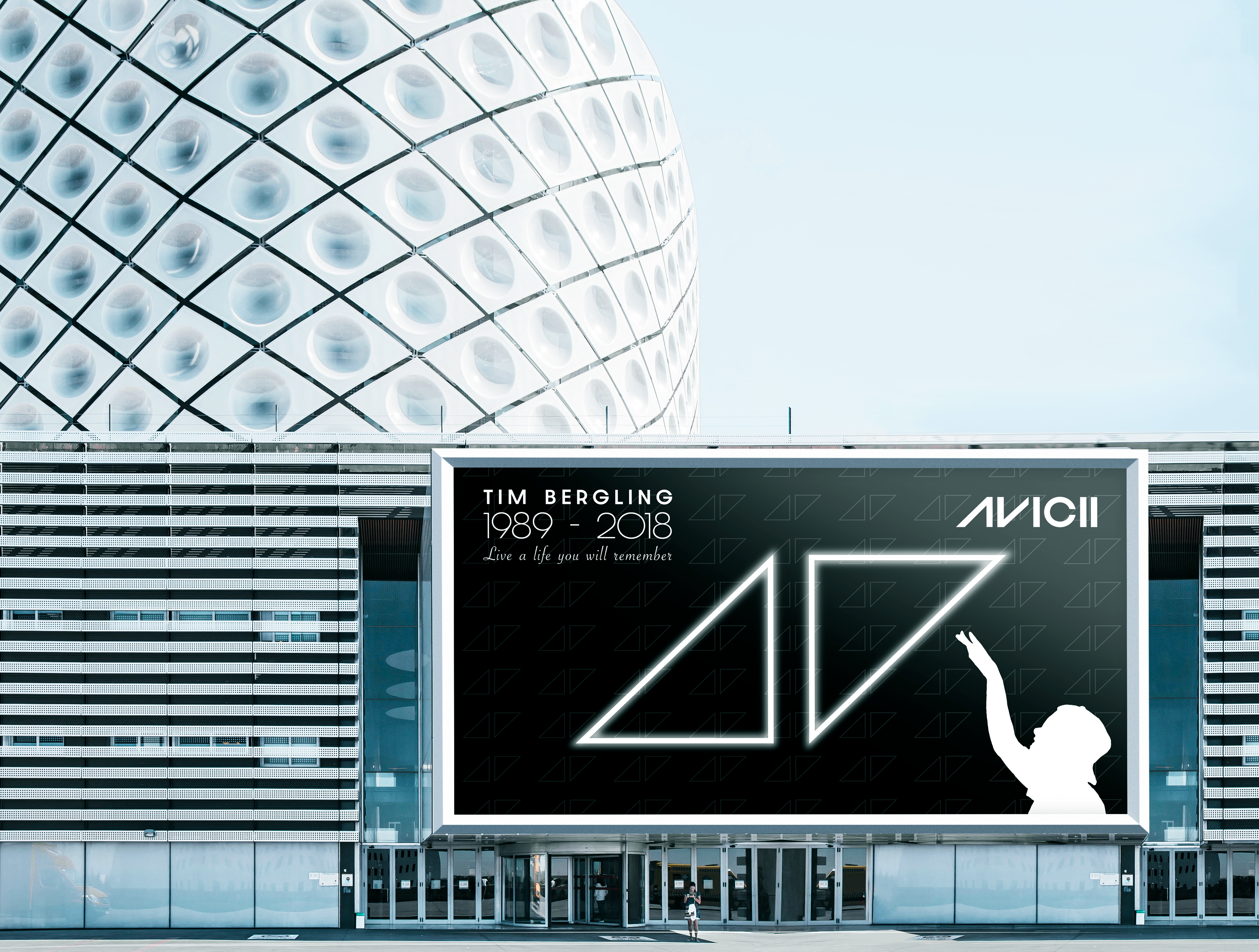 Conception d'affiches en hommage à Avicii