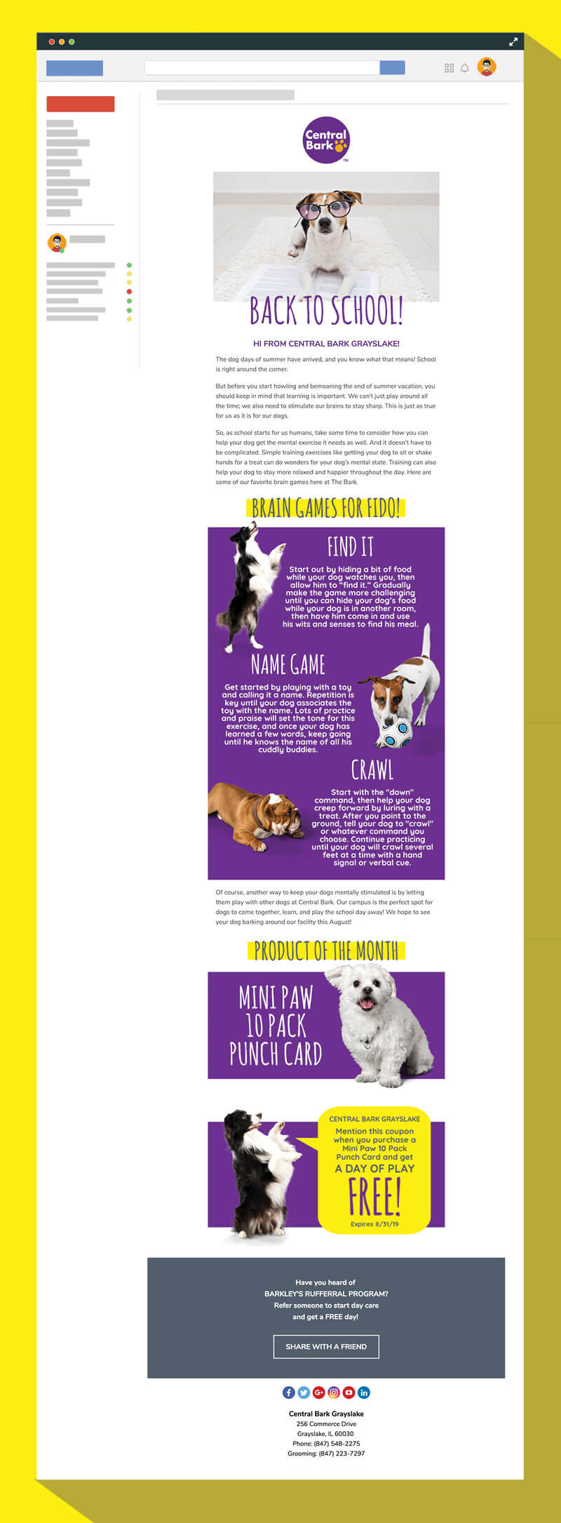 Central Bark Email