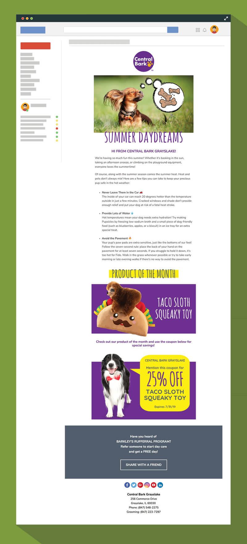 Central Bark Email