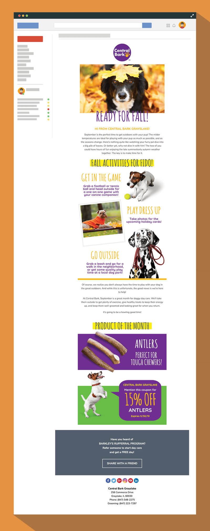 Central Bark Email