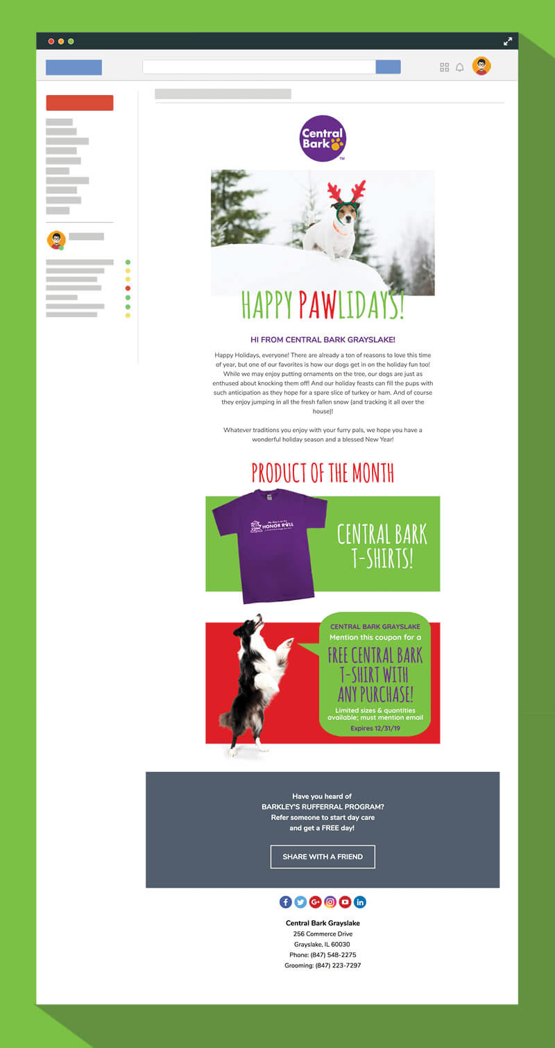 Central Bark Email