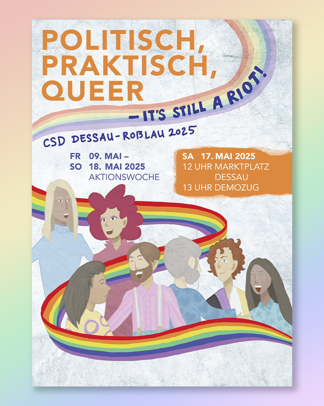 CSD Dessau-Roßlau 2025, Poster