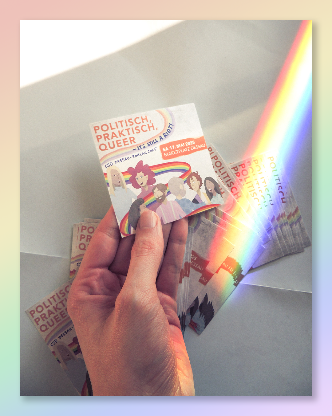 CSD Dessau-Roßlau 2025, Sticker