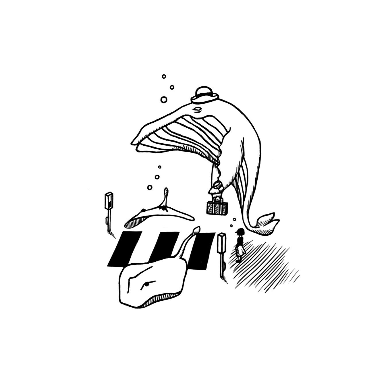 Day 12 - Whale - “The ocean is full of things that would kill you and other things that would ignore or not understand you. The ocean is not dissimilar to here”