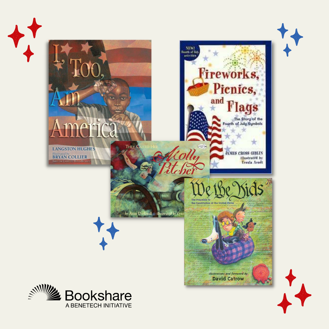Bookshare, 4th of July Special Collection Promotional Graphic