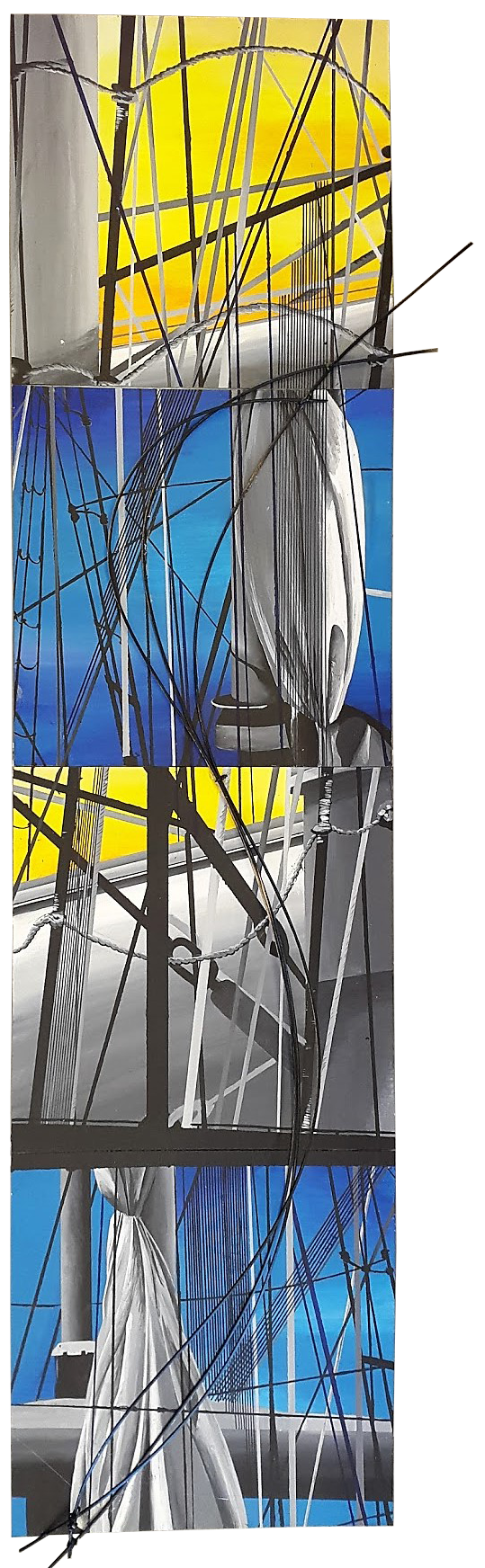 Final painted exploration of the tall ships