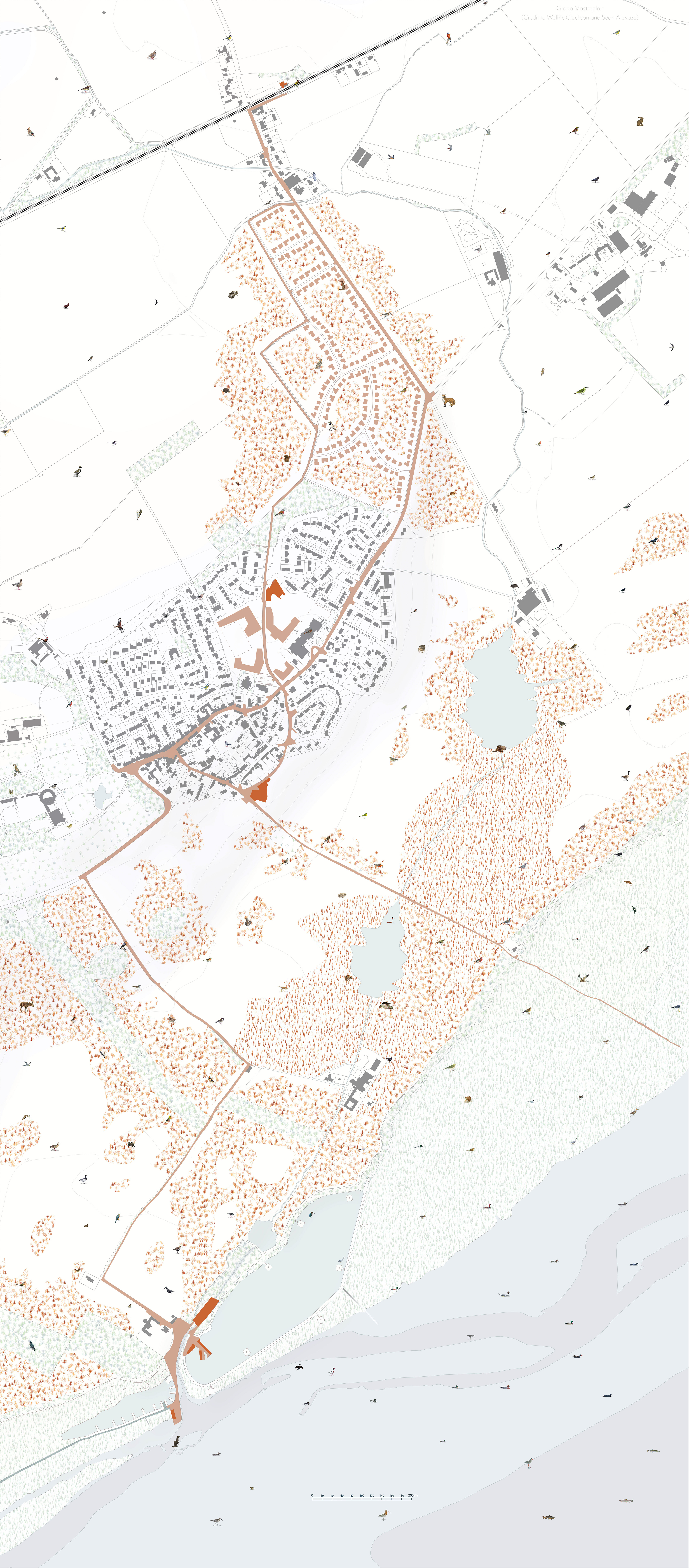 Village scale materplan