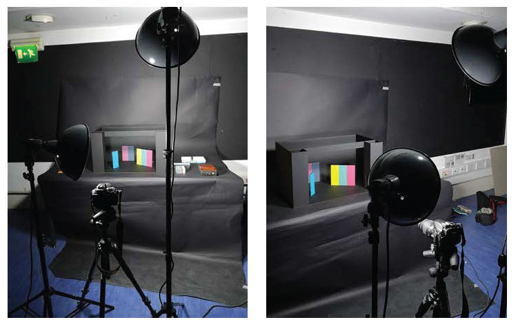 Stage model and experiment set up