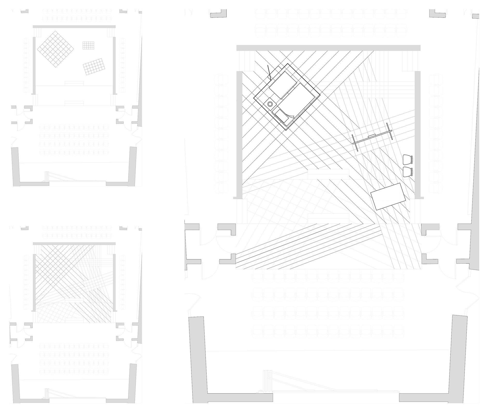 Creating focal points in an abstract set