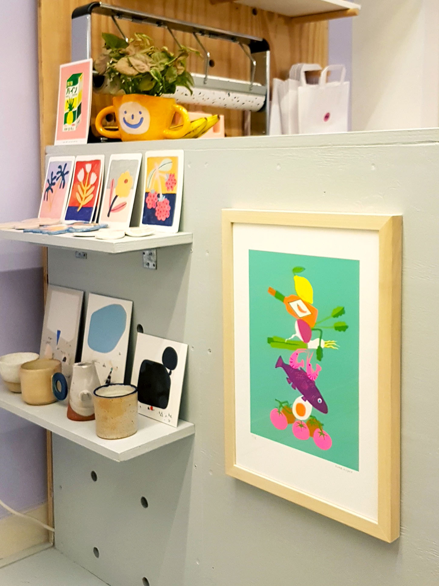 My screenprint at Pansy's