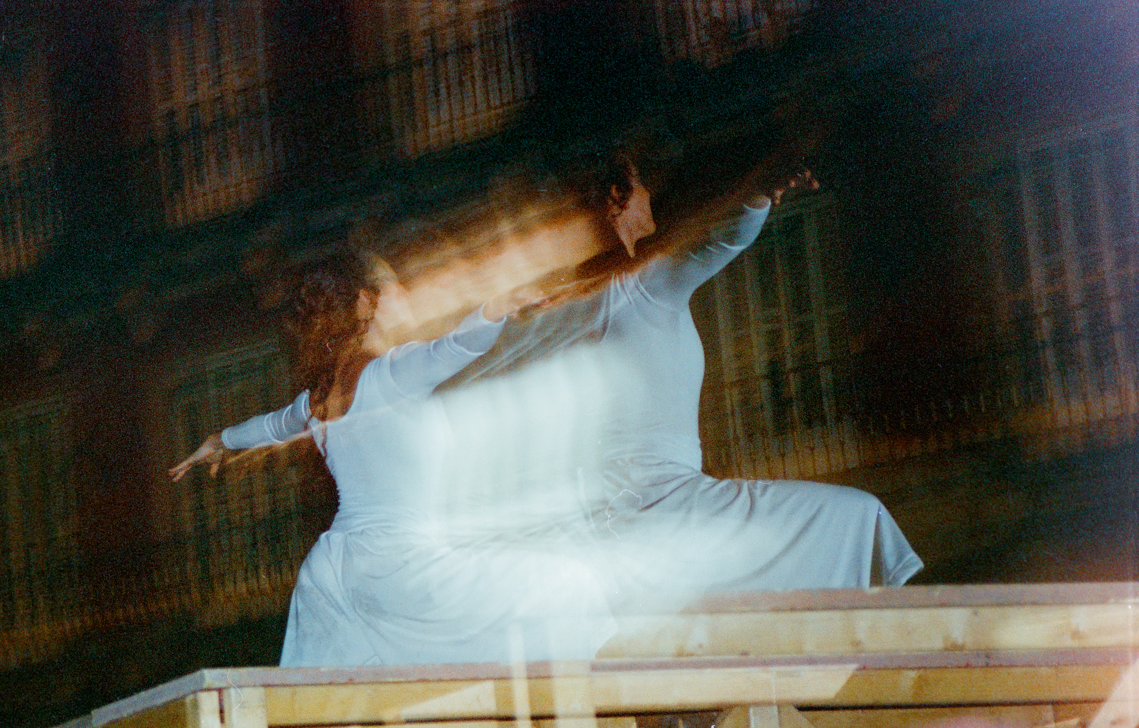 Dance performance in the Plaza Mayor, Madrid, in early 2000