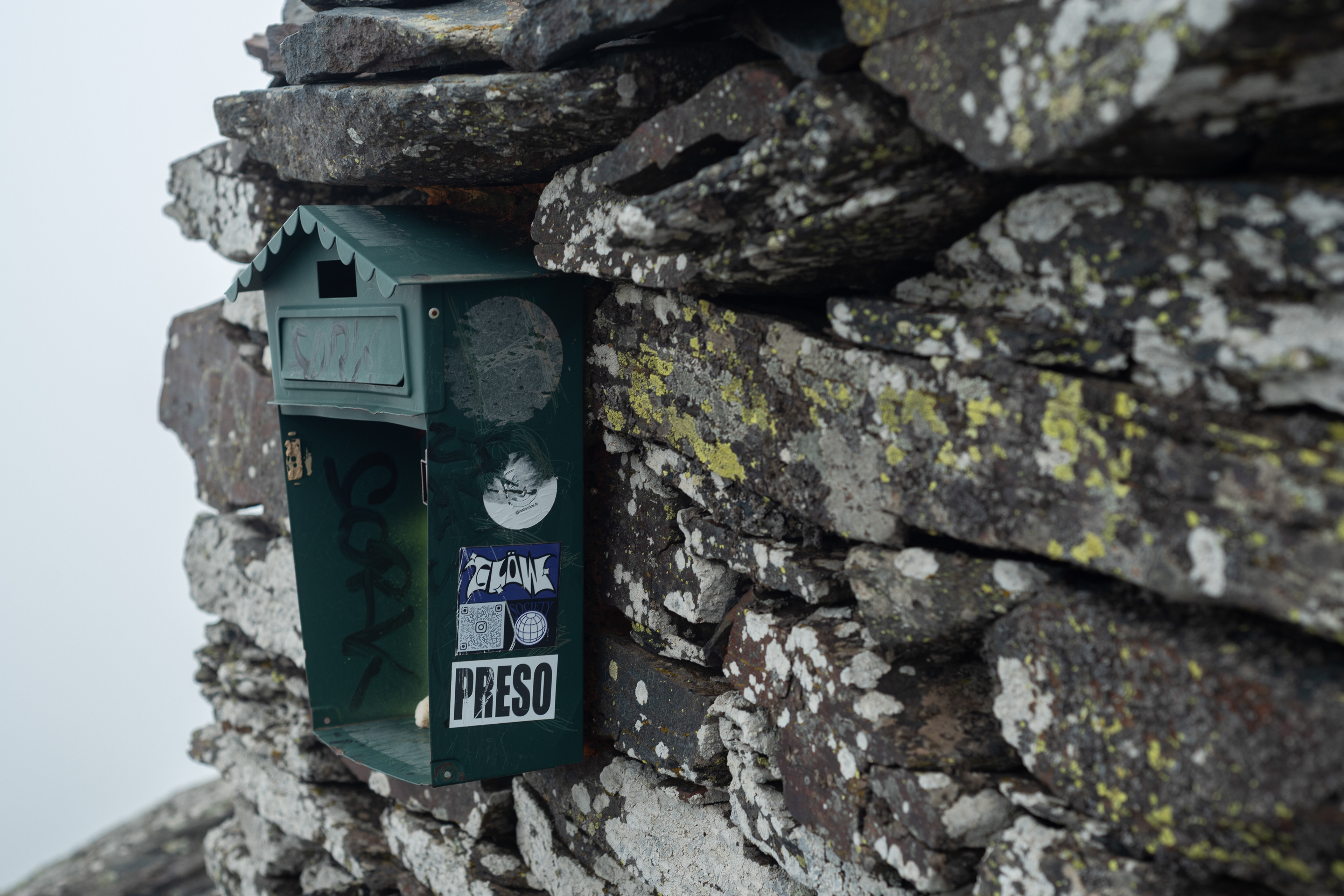 Letter box on Ocejón mountain top at 2,046m