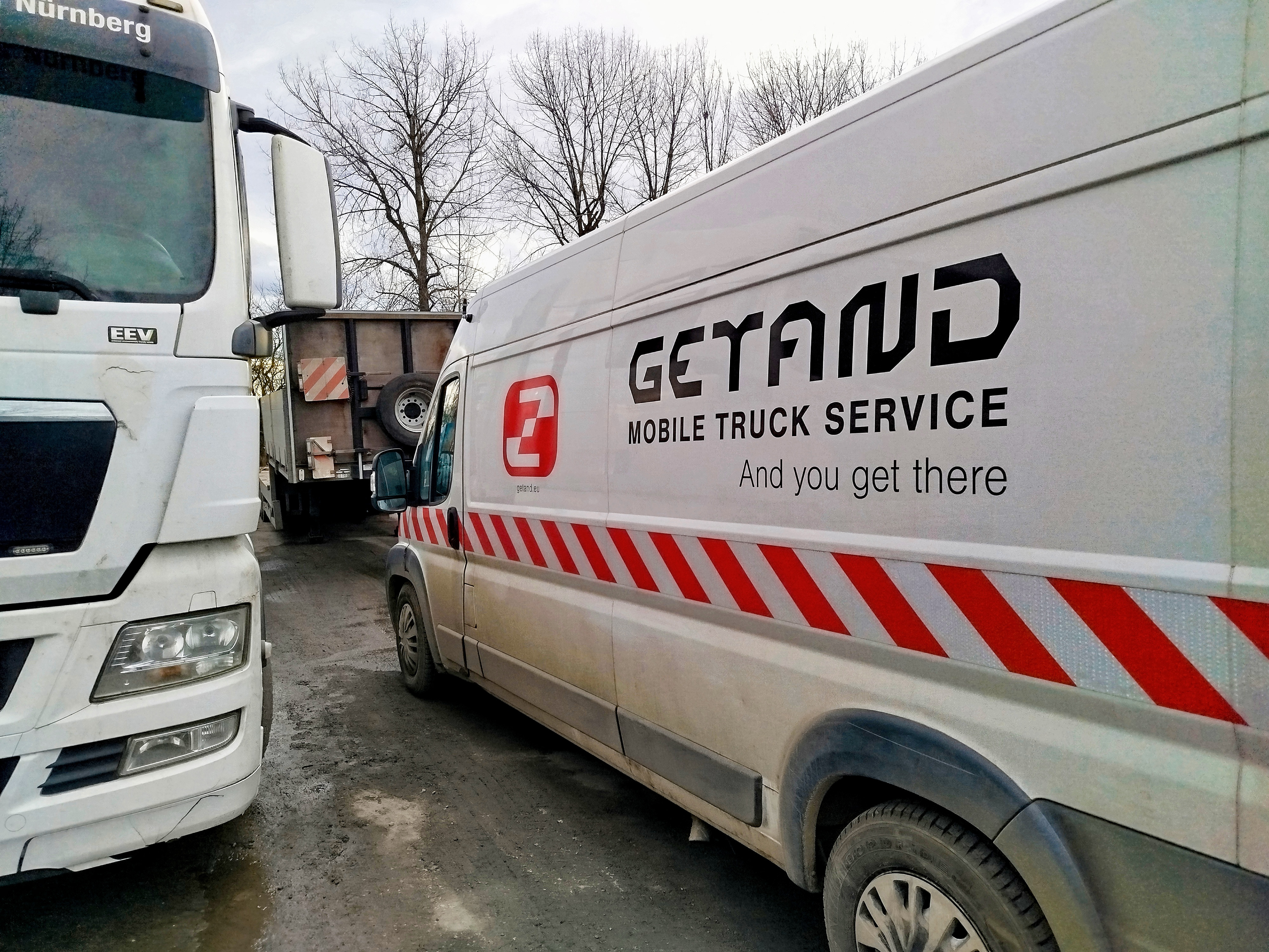 Auto serwisowe GETAND - mobilny mechanik TIR