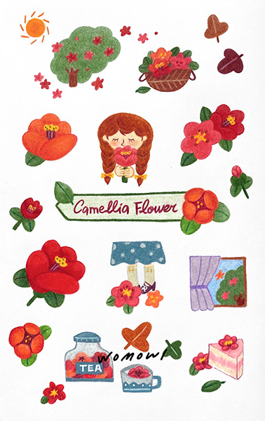 camellia flowers