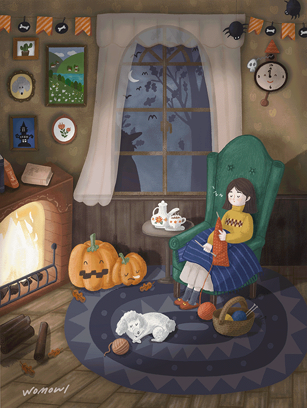 2022 Halloween night / 22x30 / Digital