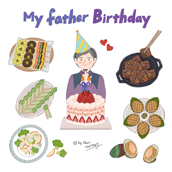 Food for my father Birthday