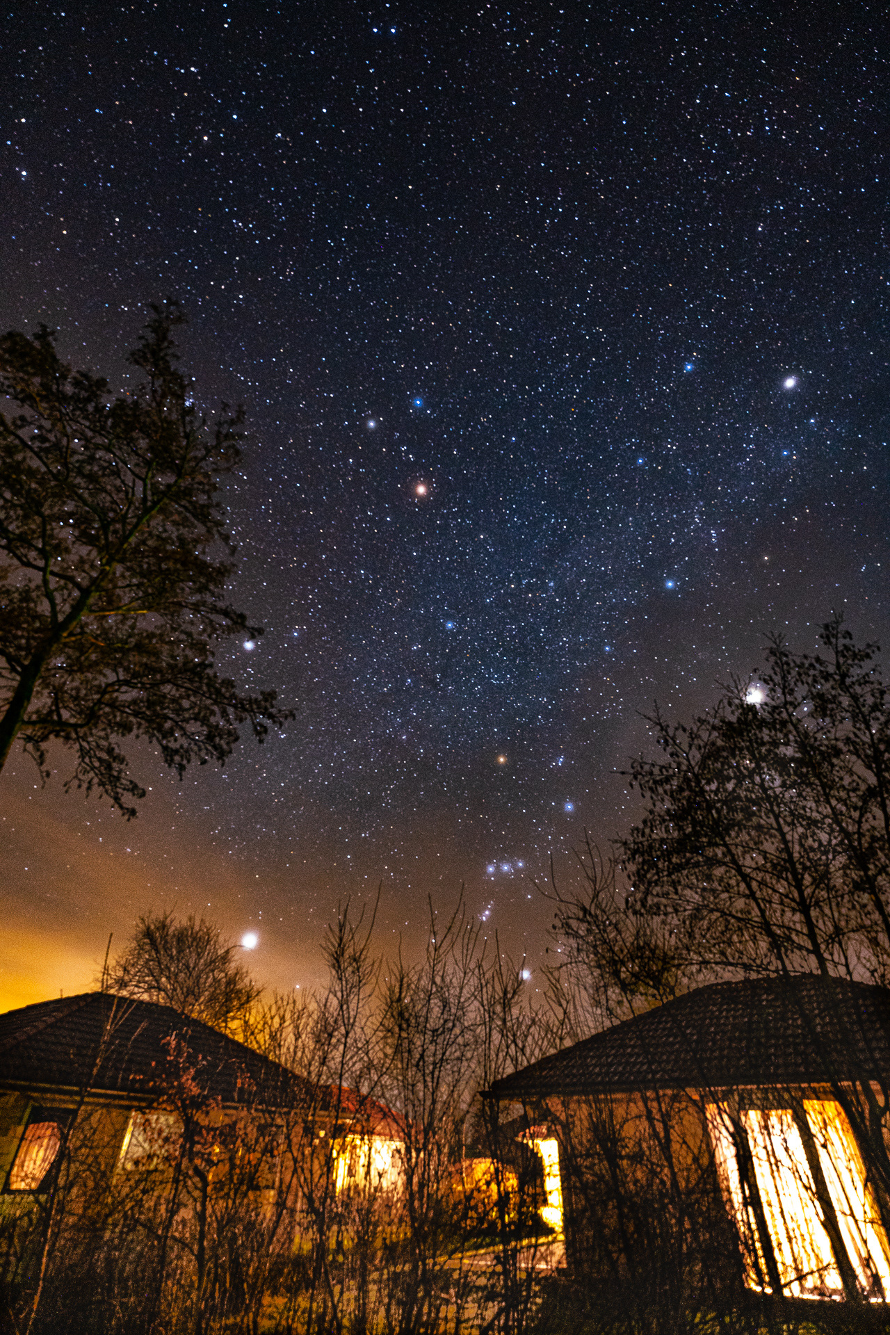 Orion over our Cabin