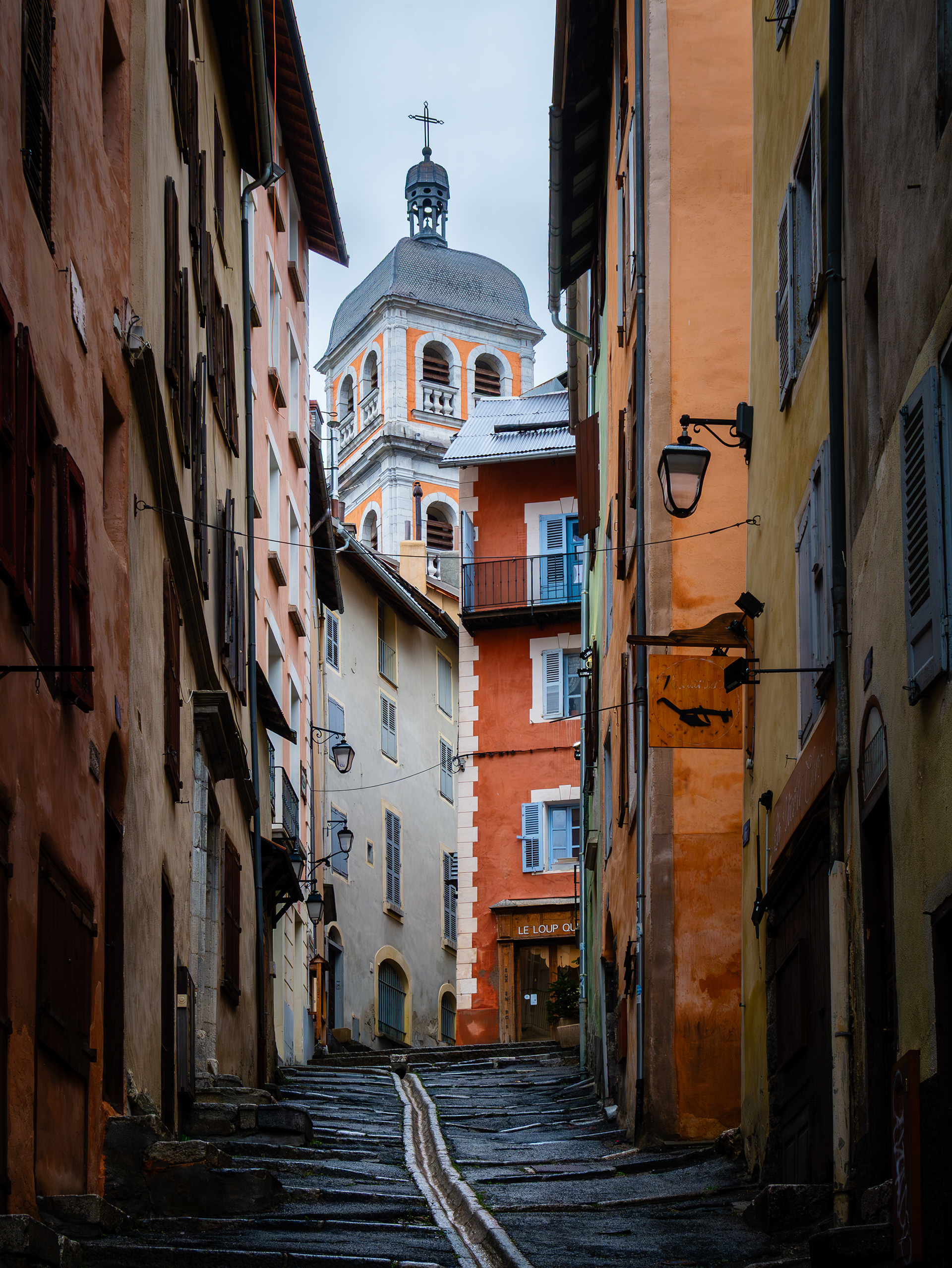 Climbing to the Church