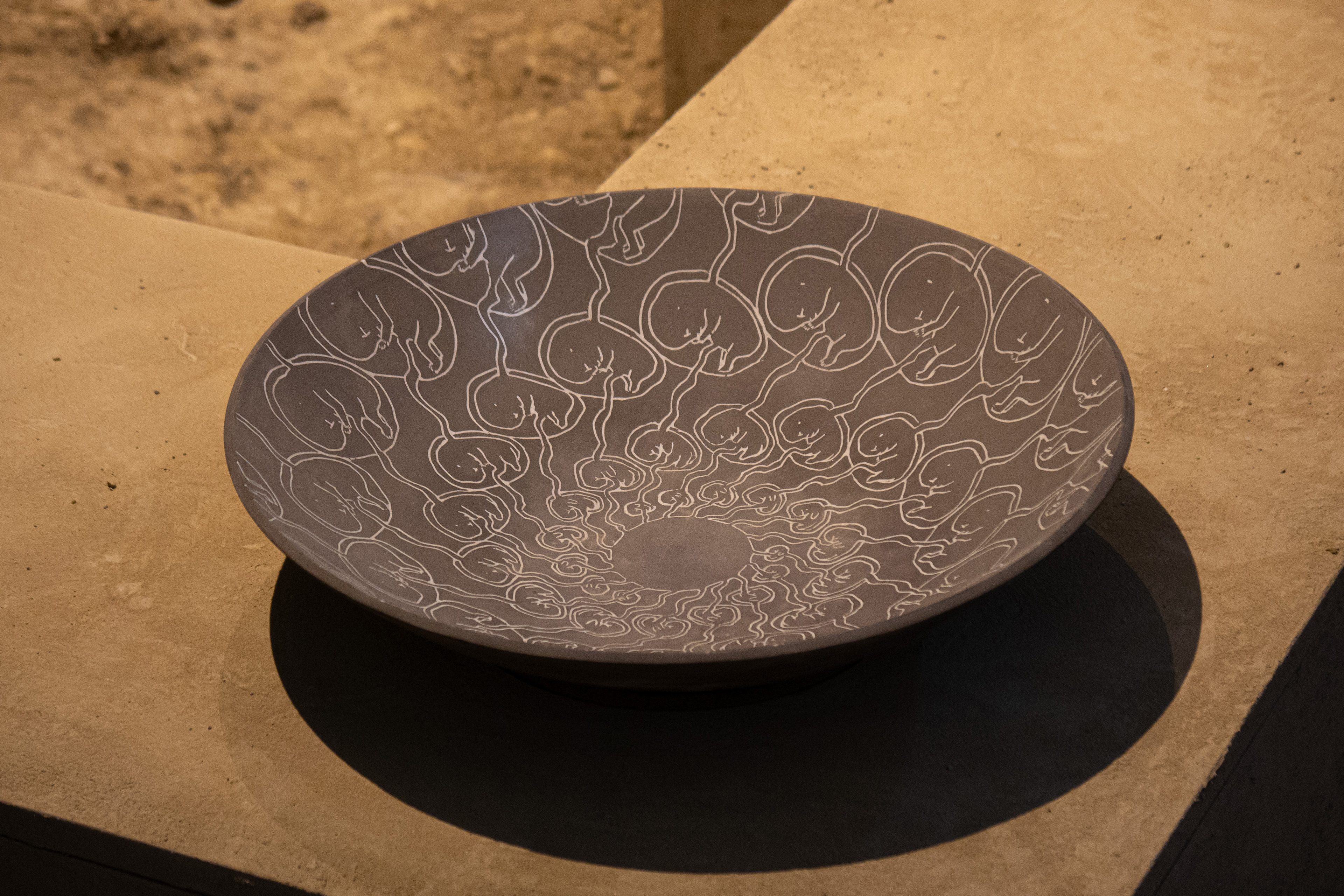 Identity, 12cm x 38cm, Stoneware