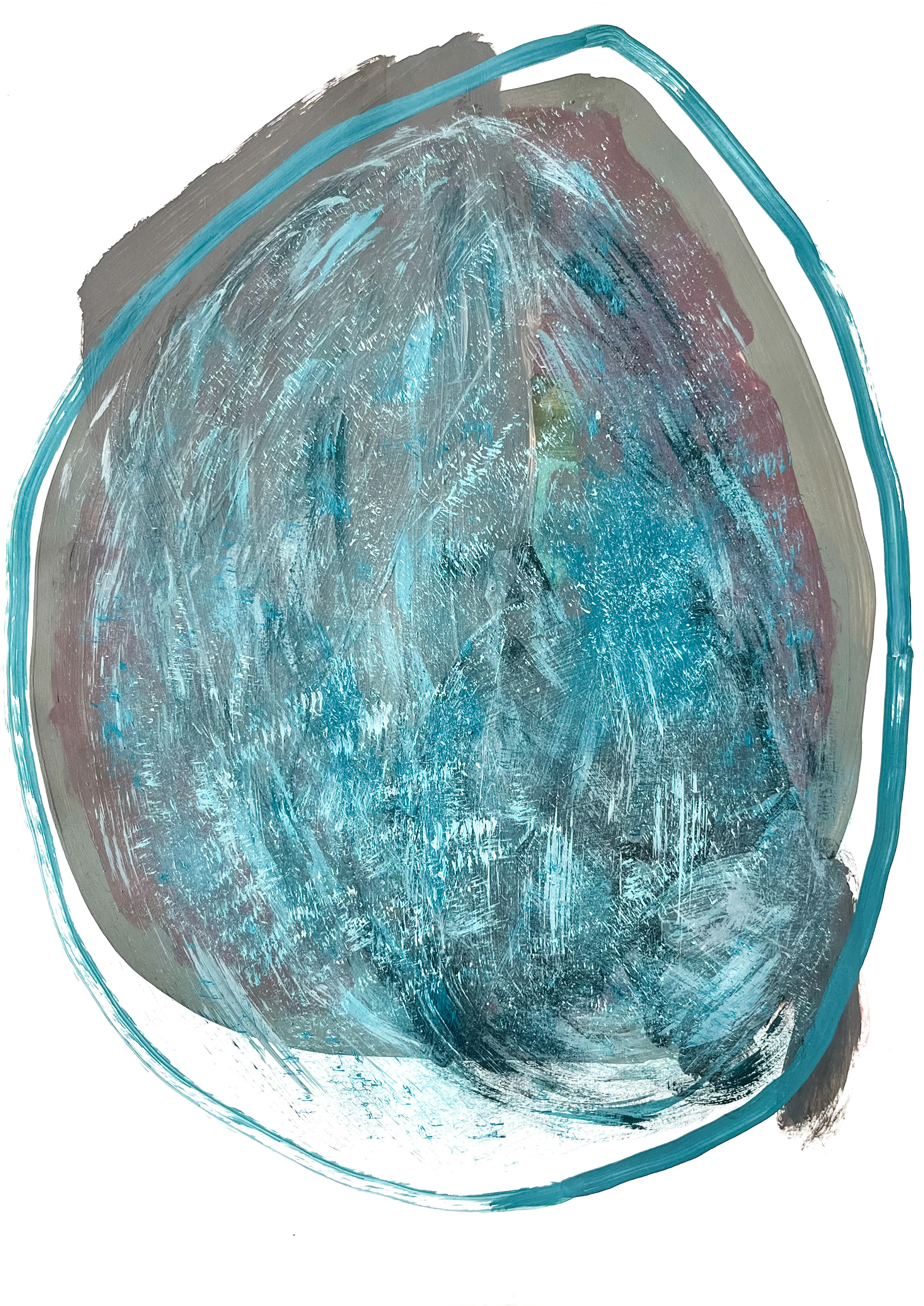 S/t de la serie 2012-2020, 2022. Acrílico sobre papel Fabriano 4, 160 gr. 35 x 25 cm. (100 dólares)