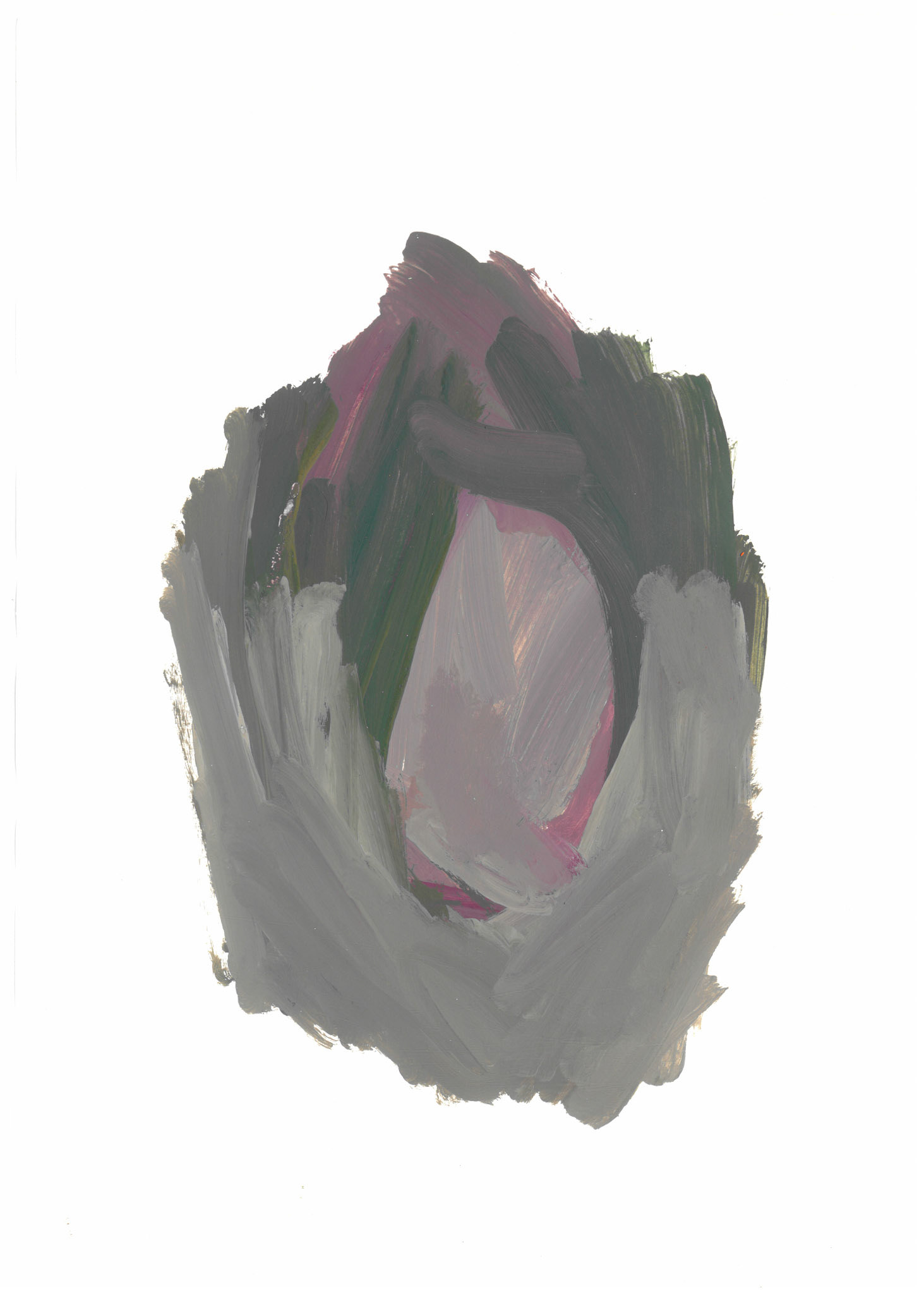 S/t de la serie 2012-2020, 2022. Acrilico sobre papel Fabriano 4, 160 gr. 35 x 25 cm. (vendida)