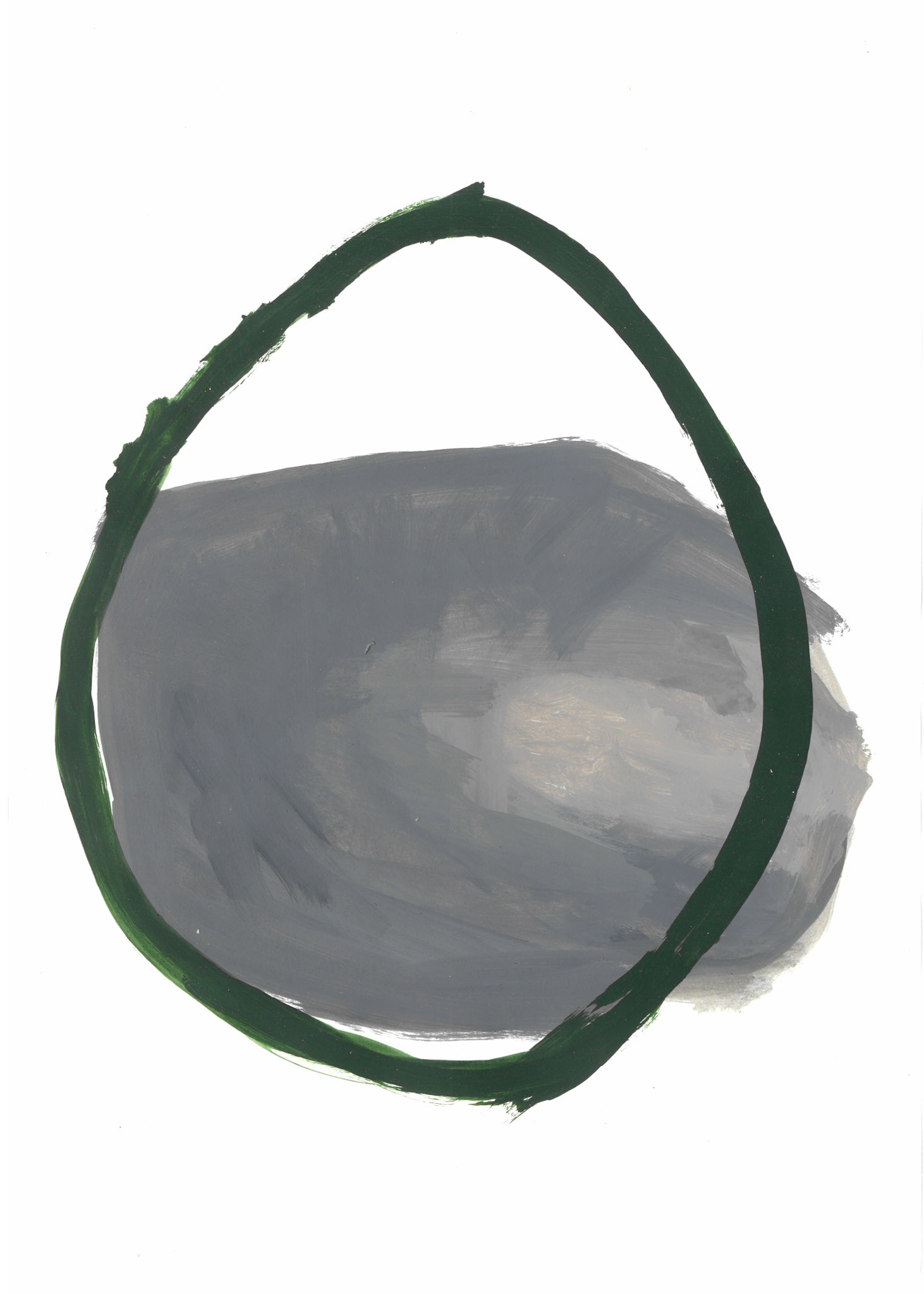 S/t de la serie 2012-2020, 2022. Acrilico sobre papel Fabriano 4, 160 gr. 35 x 25 cm. (vendida)