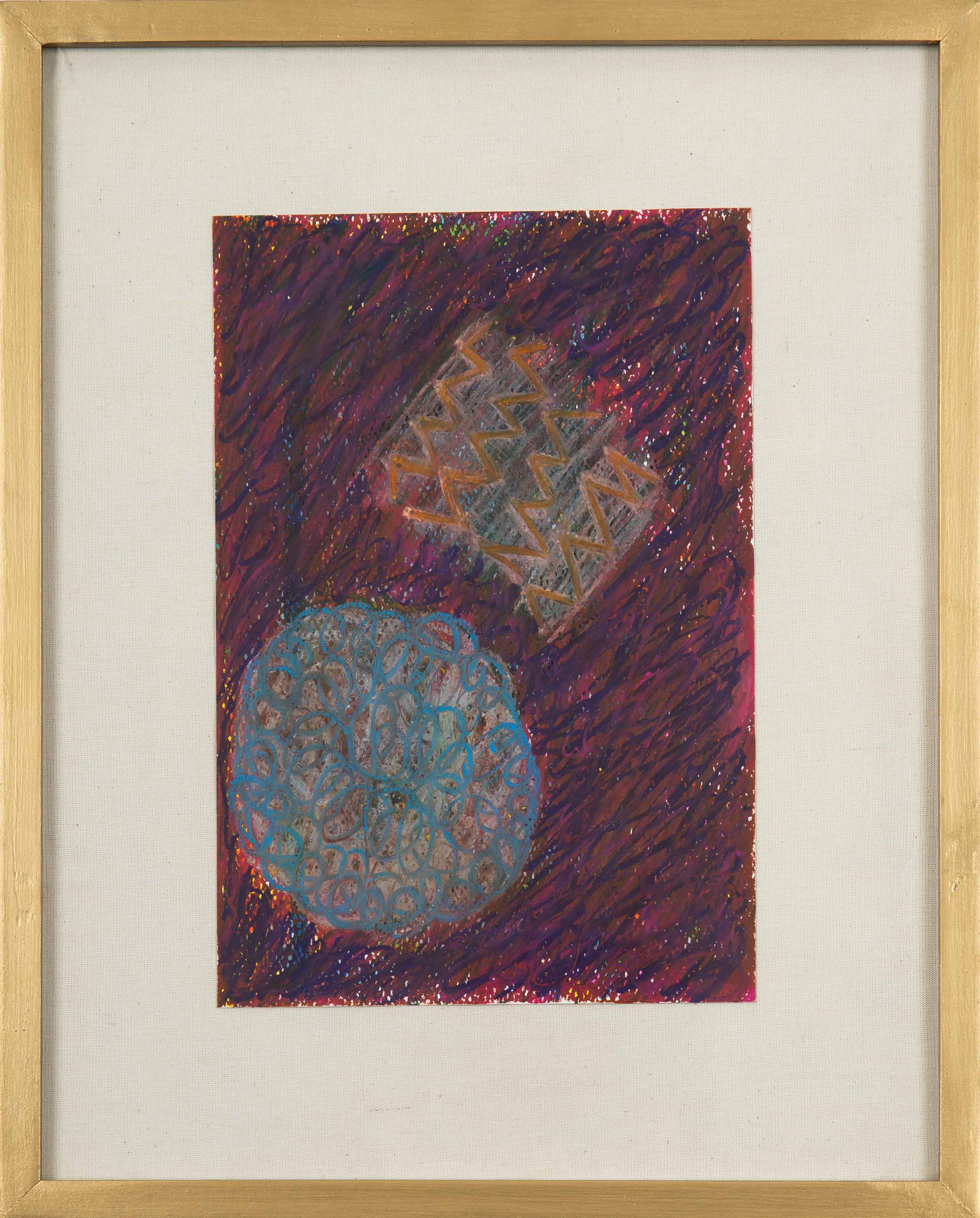 Óleo pastel sobre papel, 38,5 x 31 cm.  200 dólares (enmarcada con vidrio).