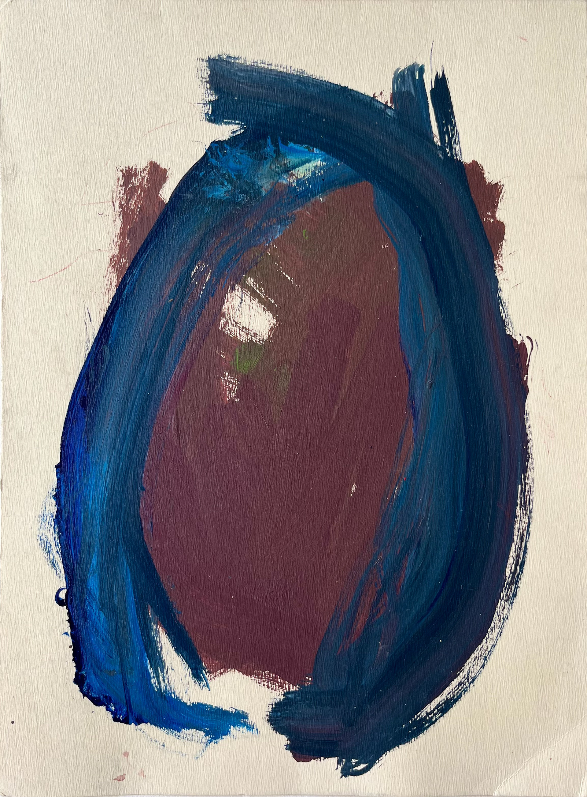 S/t, 2013. Acrílico sobre opalina texturada. 31 x 23 cm. (50 dólares)