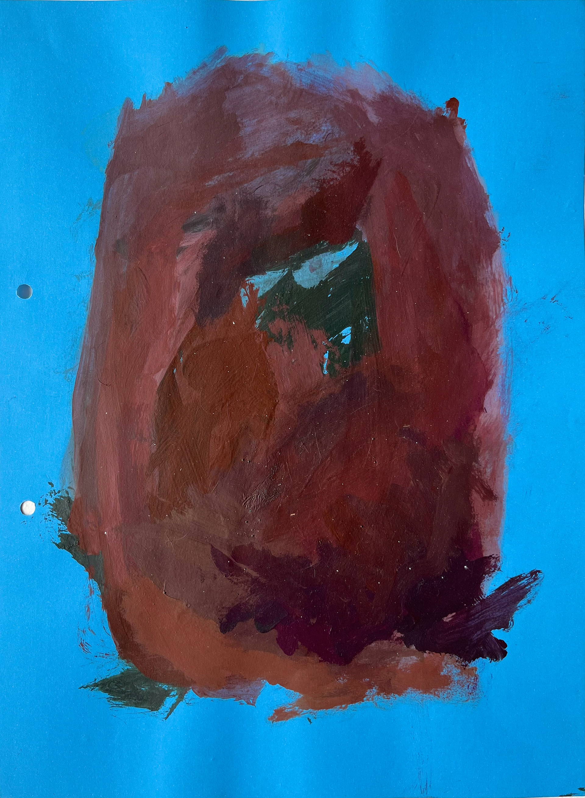 S/t, 2013. Acrílico sobre cartulina color. 29,7 x 22 cm. (25 dólares)