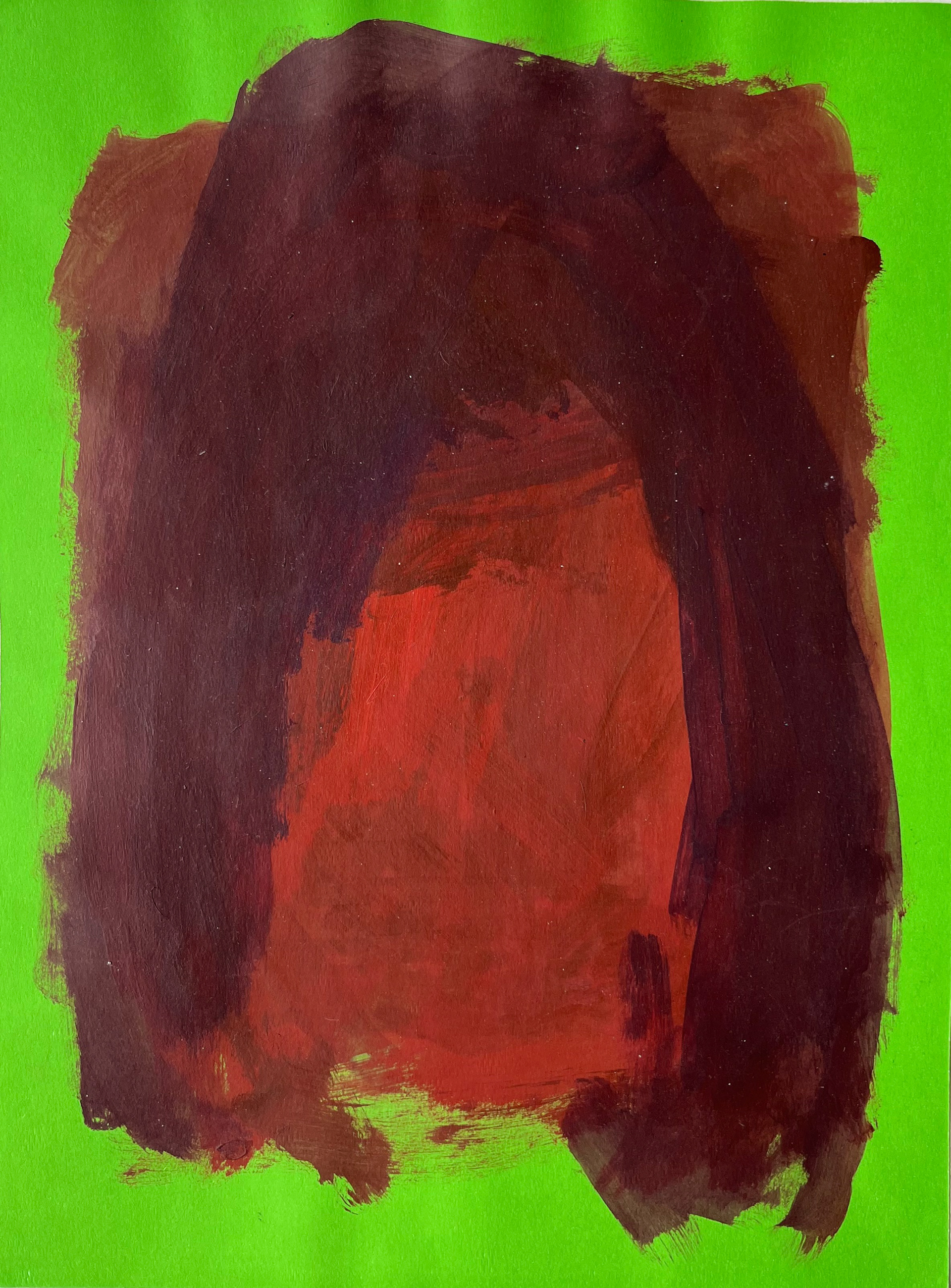 S/t., 2013. Acrílico sobre cartulina color. 29,7 x 22 cm. (25 dólares)
