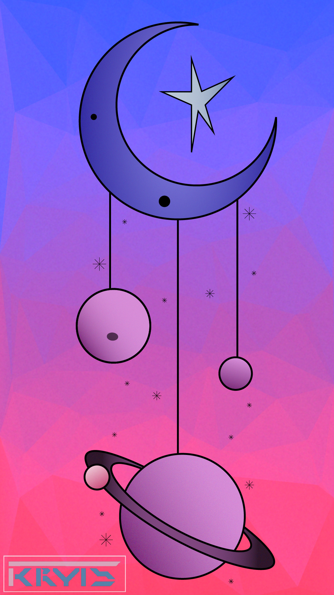 Digital illustration of a friends drawing