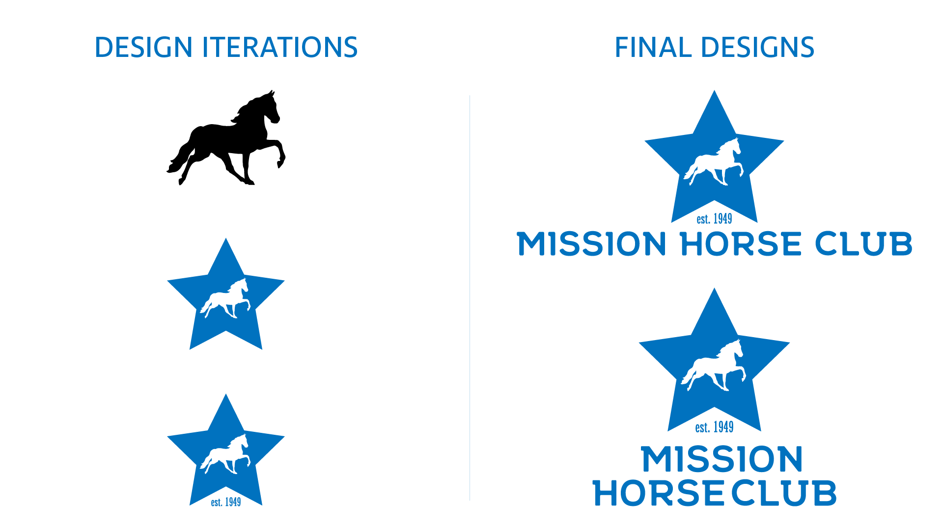 Brand logo iterations