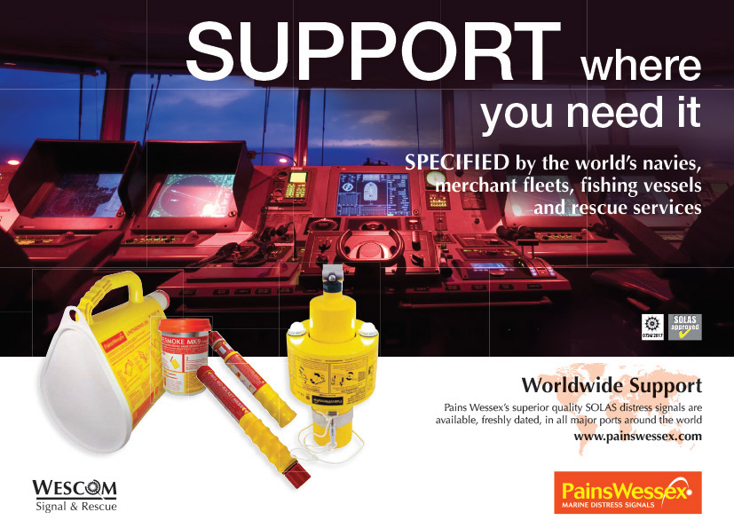 Pains Wessex 1/2 page Support advert