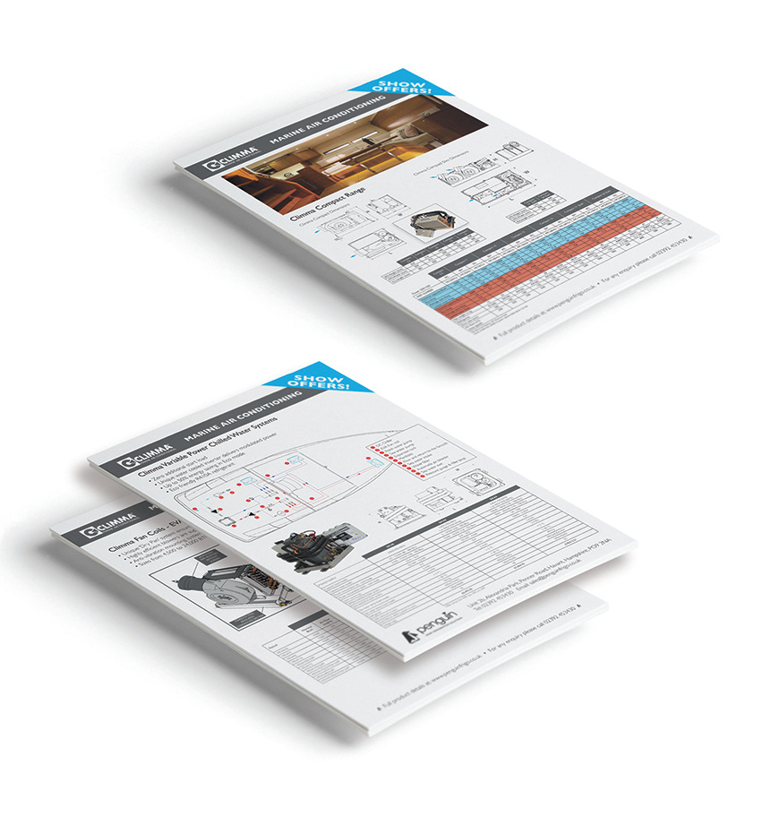 PPPenguin Refrigeration AC data sheets