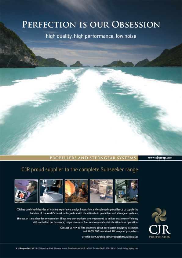 CJR Propulsion A4 print advert