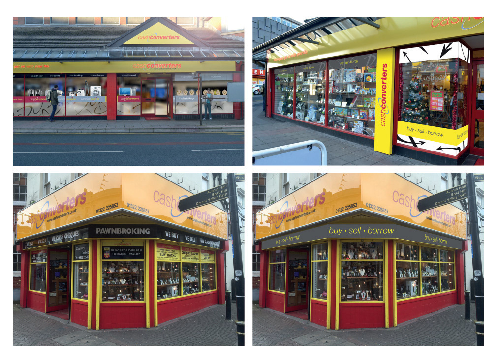 Cash Converters store fascia refresh images