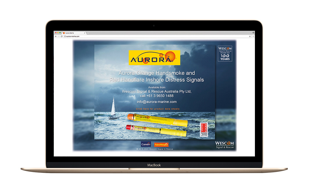 Aurora holding page