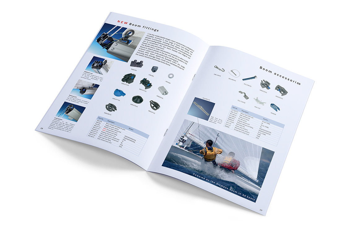 Seldén Mast AB - dinghy brochure spread